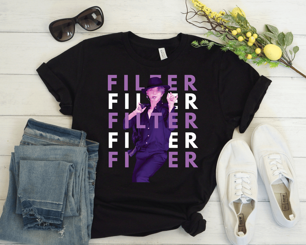 Jimin Filter T-Shirt [Cutie, Sexy, Lovely]