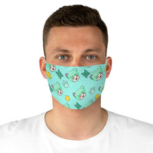 Load image into Gallery viewer, Mint Yoongi Kitty Face Mask [CUTEST WAY TO SHOW YOUR BIAS]

