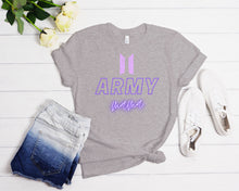 Load image into Gallery viewer, BTS ARMY MAMA Shirt [SHOW YOUR LOVE FOR YOUR ARMY MOM]
