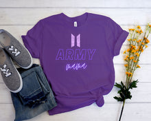 Load image into Gallery viewer, BTS ARMY MAMA Shirt [SHOW YOUR LOVE FOR YOUR ARMY MOM]
