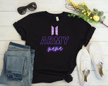 Load image into Gallery viewer, BTS ARMY MAMA Shirt [SHOW YOUR LOVE FOR YOUR ARMY MOM]
