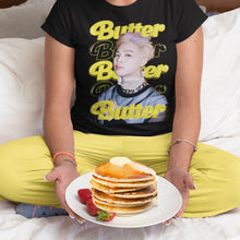 Load image into Gallery viewer, Sexy Rainbow Bts Jimin Butter T-Shirt [SHOCK THE LOCALS WITH THE PASTEL RAINBOW KING]
